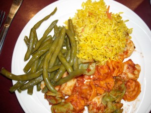 Tortellini with Green Beans and Rice